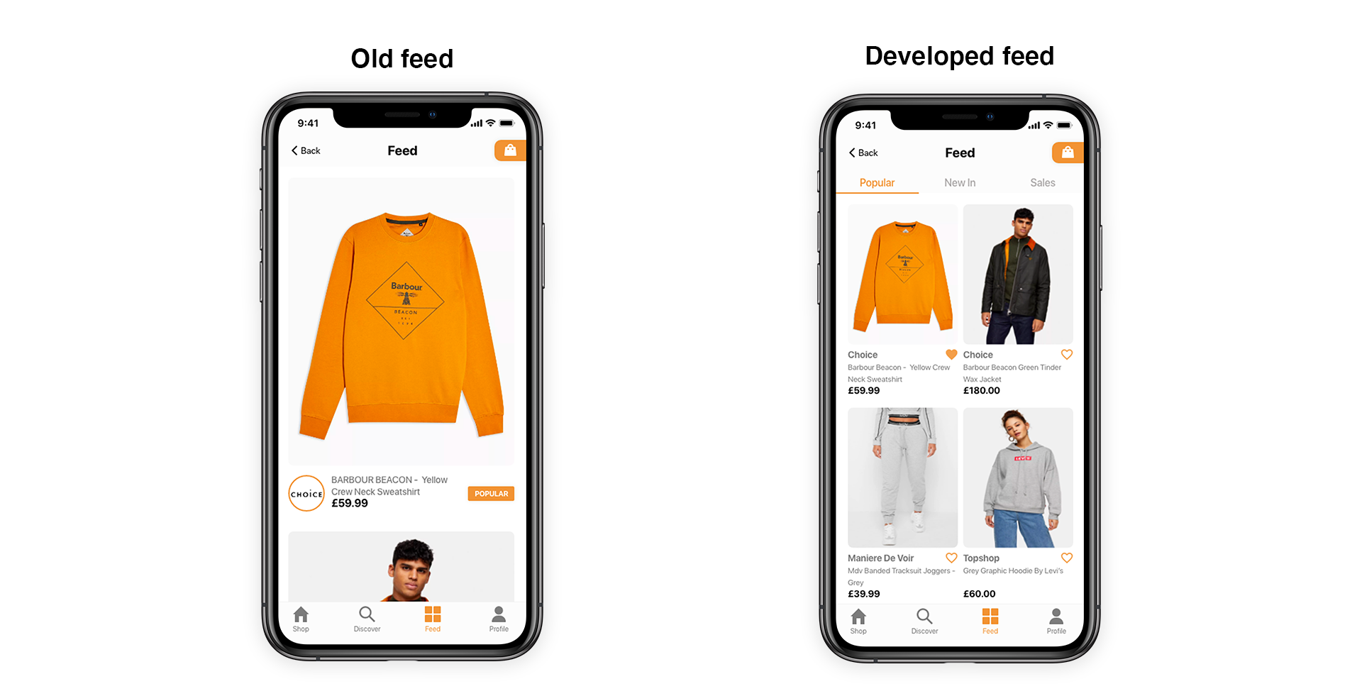Evada feed development